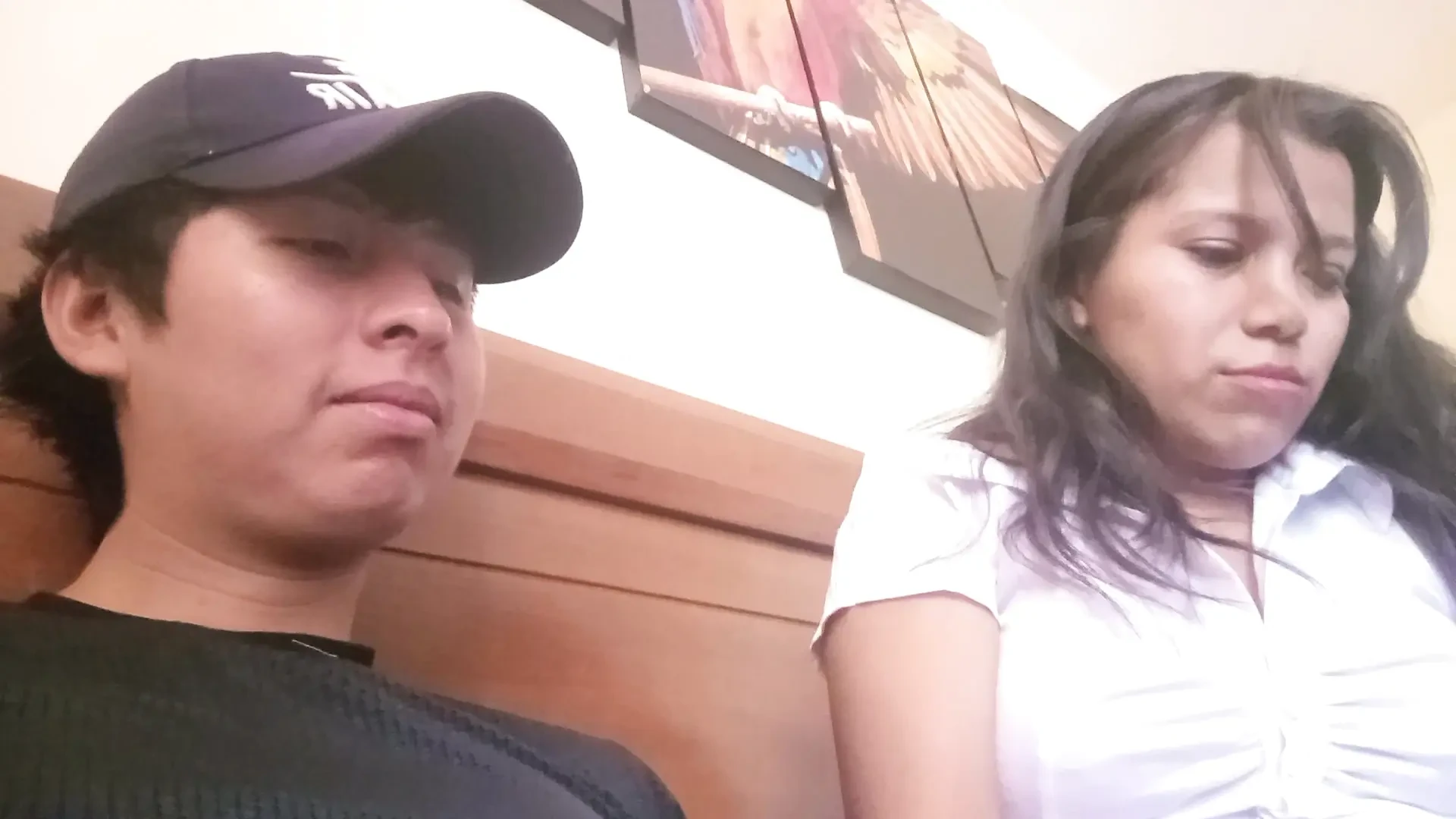 Secretary feels guilty for being unfaithful to her boyfriend, she thinks about it a lot but keeps fucking me