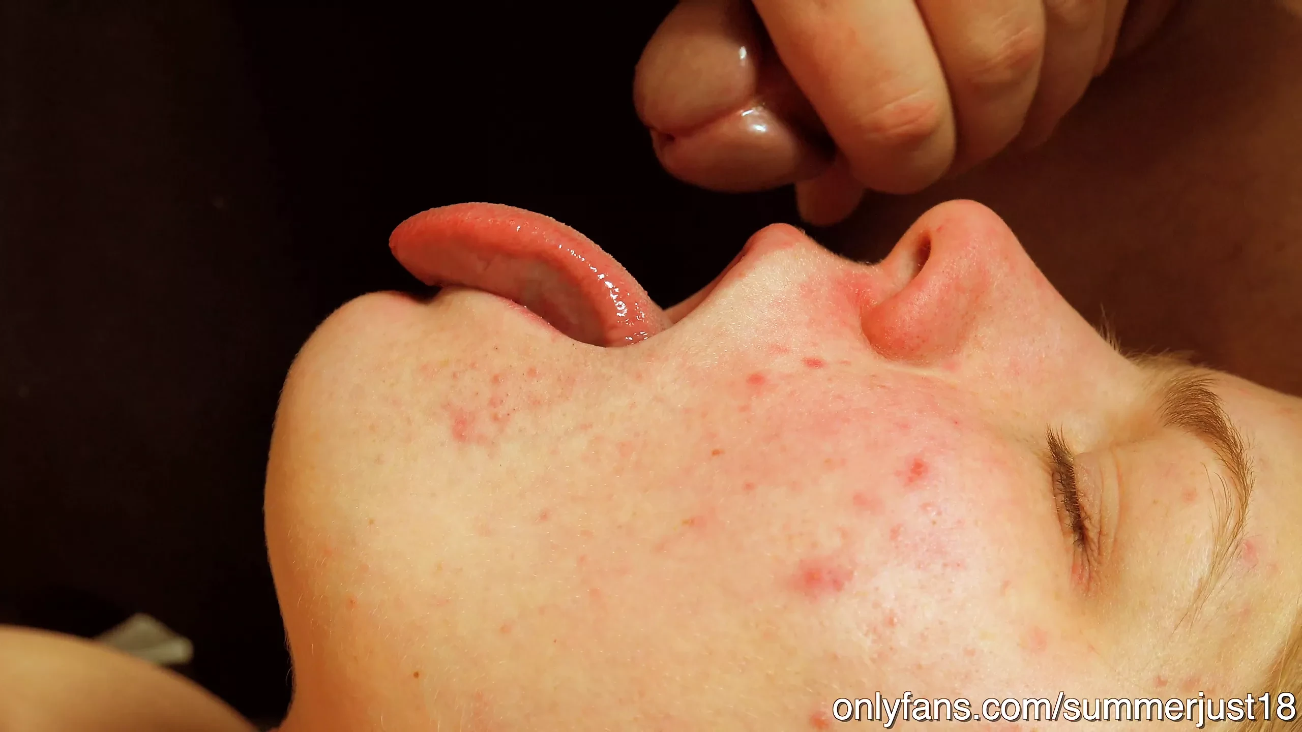 18 Year Old Teen Has 69 Throatfuck Close-up – Cumshot In Her Mouth And On Her Face