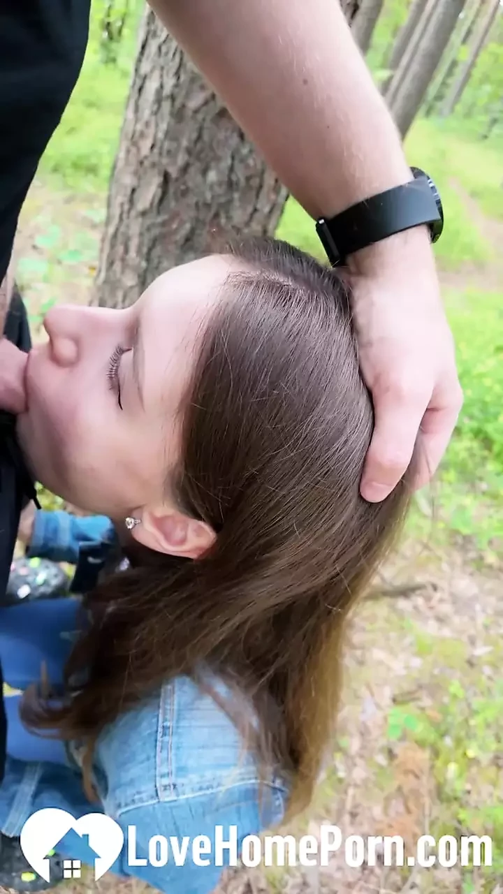 I ejaculated in her mouth in the woods