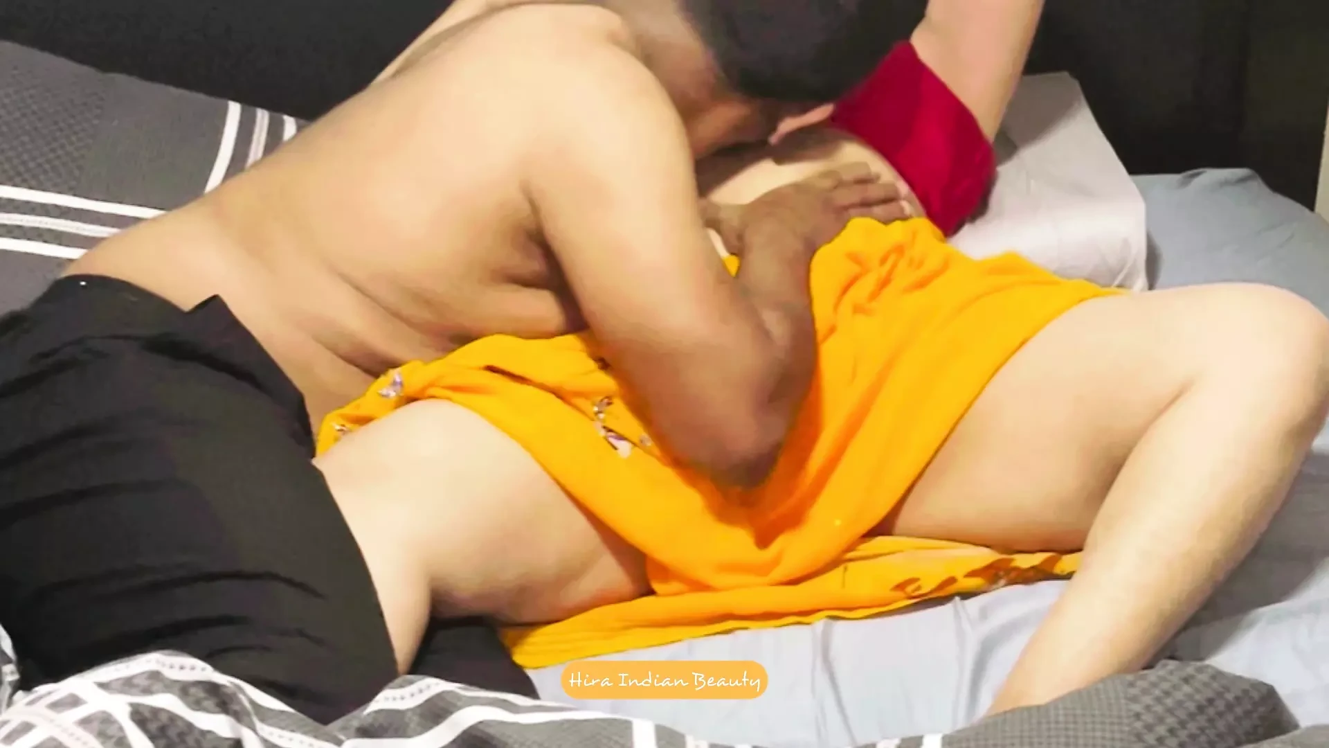 Saree Sex: Hotwife’s Sensual Bedroom Fun with Her Cuckold Husband’s Boss – SFW