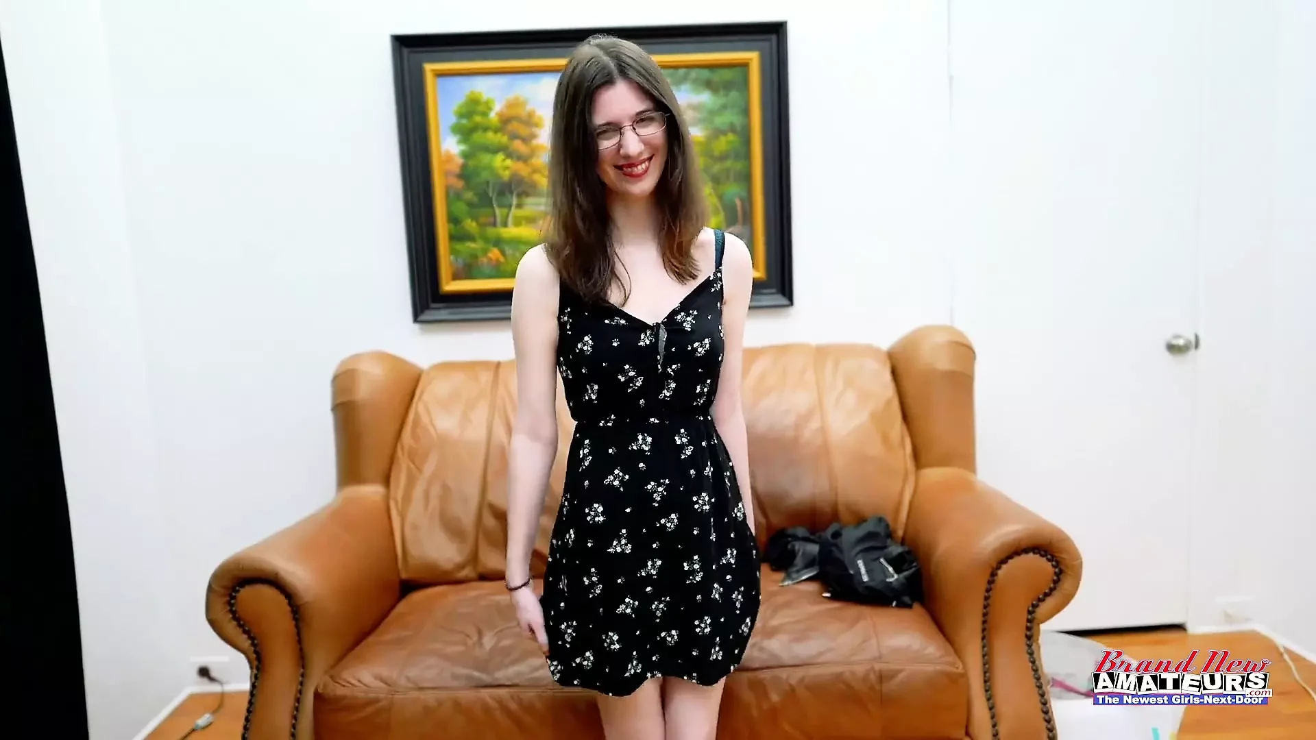 Part 1 of 2 submissive freaky MILF gets undressed for the camera sucks cock and masturbates for porn audition