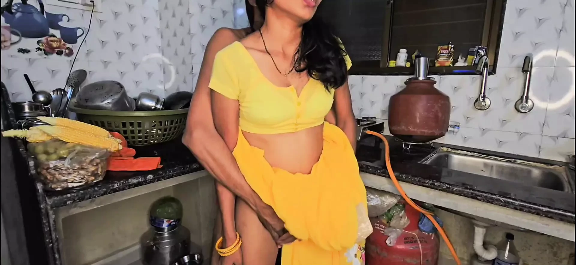 Your kitchen slim boy girl enjoys herself in audio sex