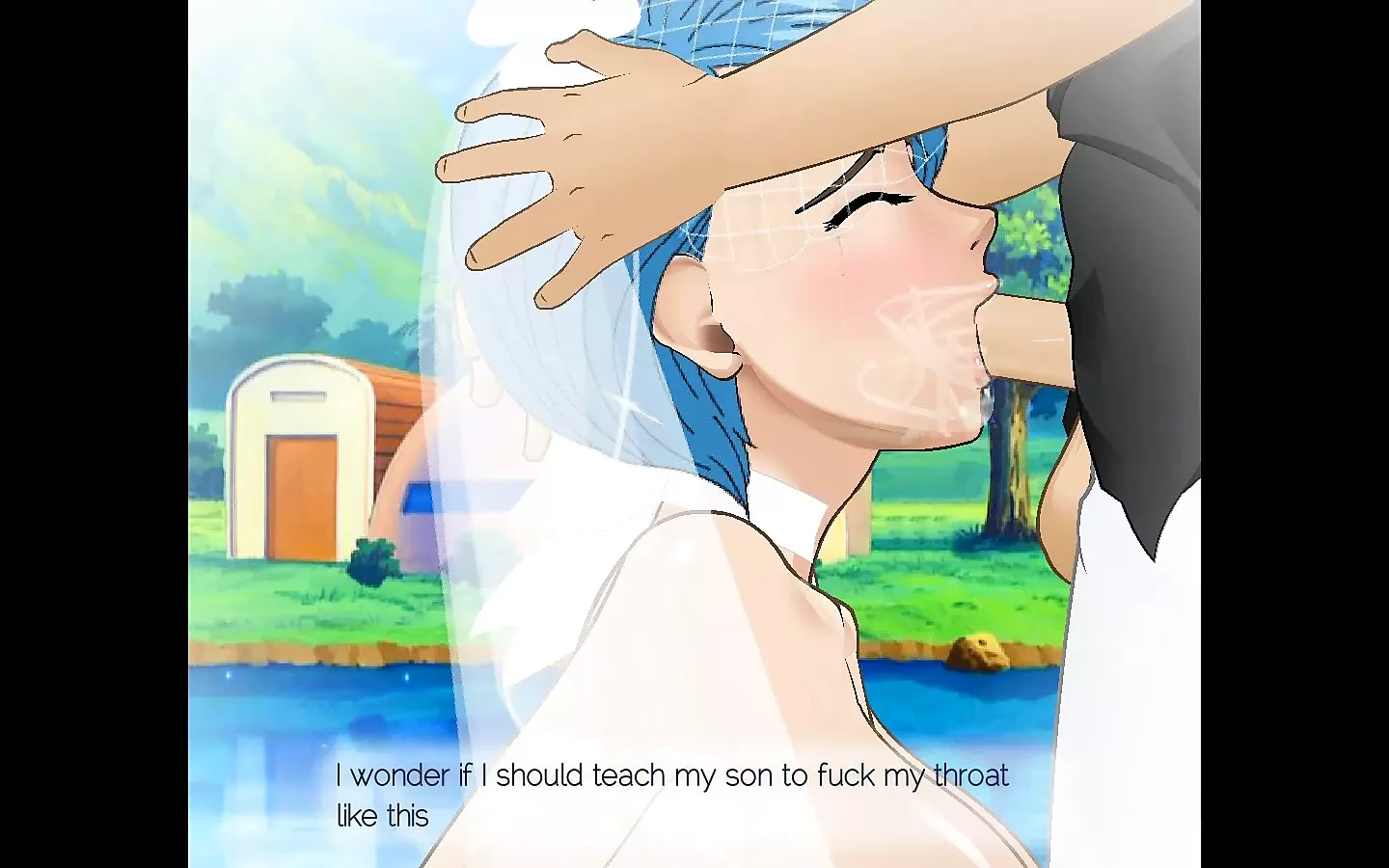 Bulma Sloppy Facefuck in Wedding Dress