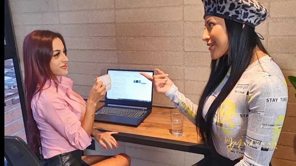 Horny teacher squirts in Mariana Martix’s mouth