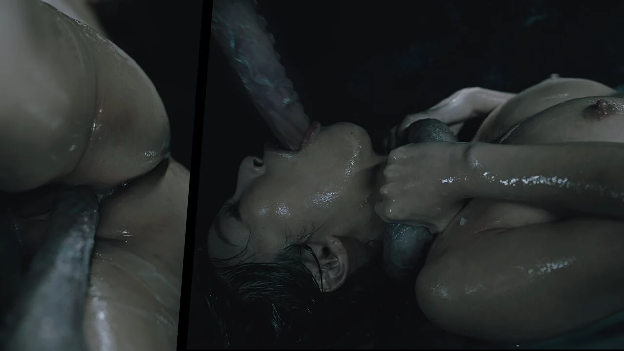 Real Life Anime Girl gets Caged by Hentai Monster at Haunted House – Emiri Hardcore Japanese Porn