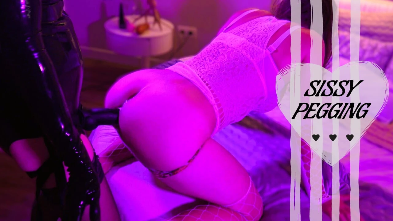 Sissy Plugged and Fucked Wide Open