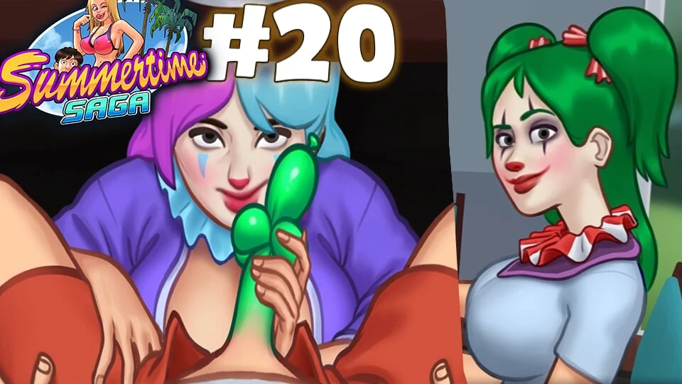 My stepmother sucks my cock while dressed as a clown (Summertime Saga #20) – Jazziuu