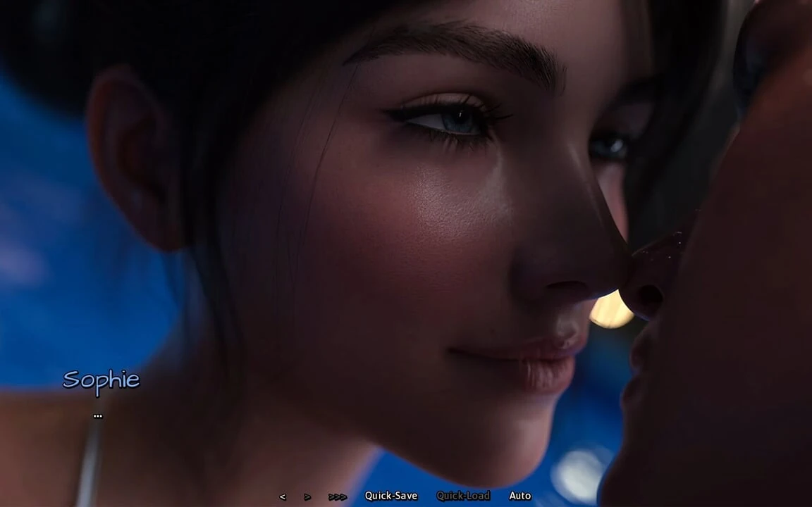 Summer Heat Ep05 by Naughty Fox Games – Two Hot Girls in Bikini Kissing Lucky Dude