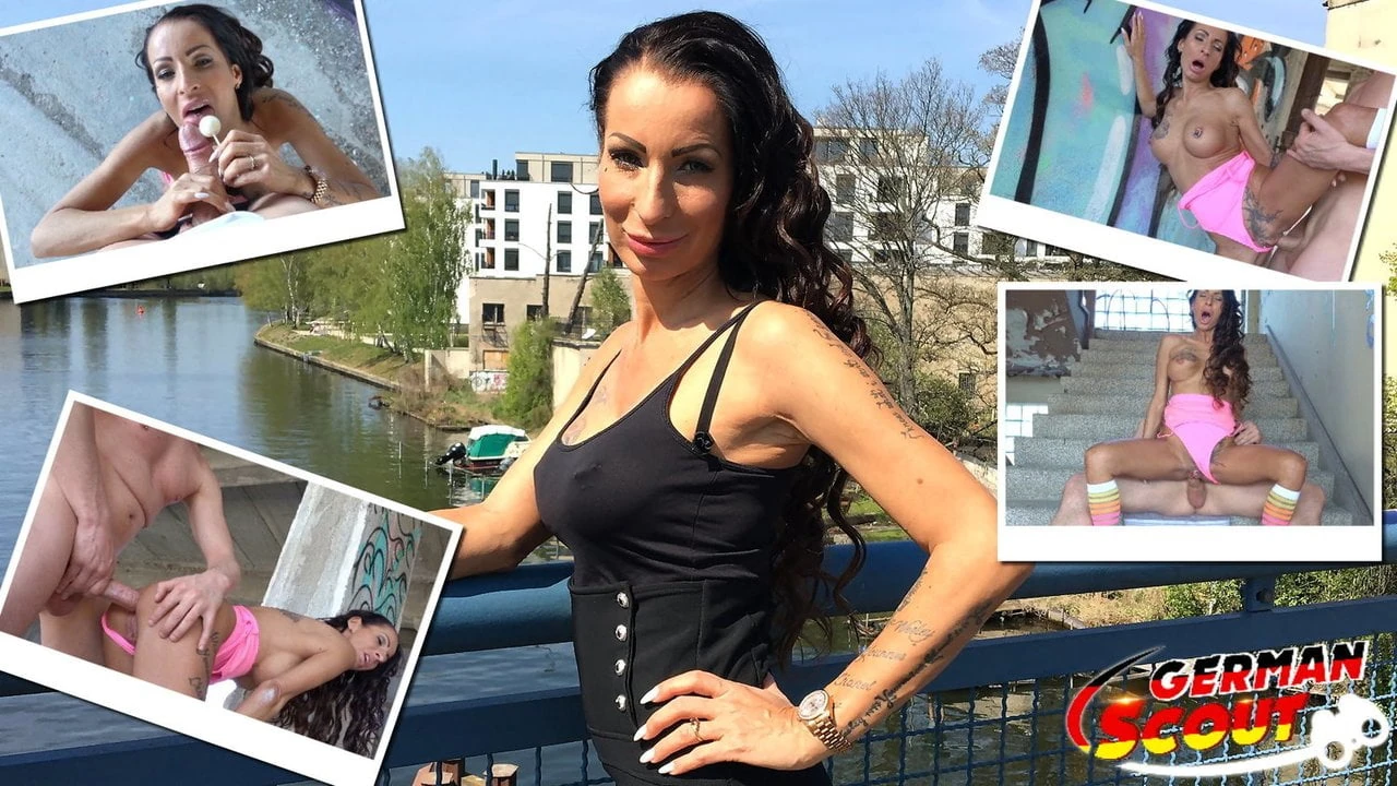 GERMAN SCOUT – FIRST TIME ANAL FOR MILF AT STREET CASTING