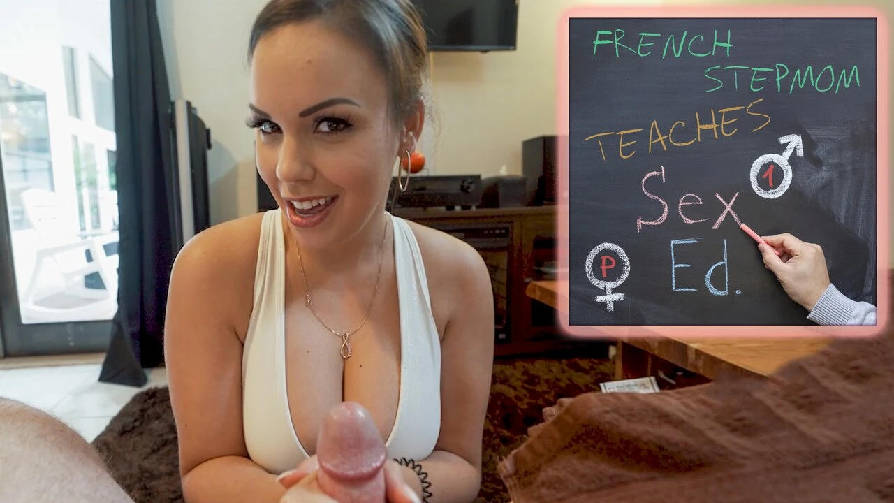 FRENCH STEPMOM TEACHES SEX ED – PART 1 – PREVIEW – ImMeganLive x WCA Productions Kyle Balls