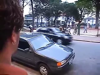 Brazilian midget Melissa gets pimped out by her boyfriend