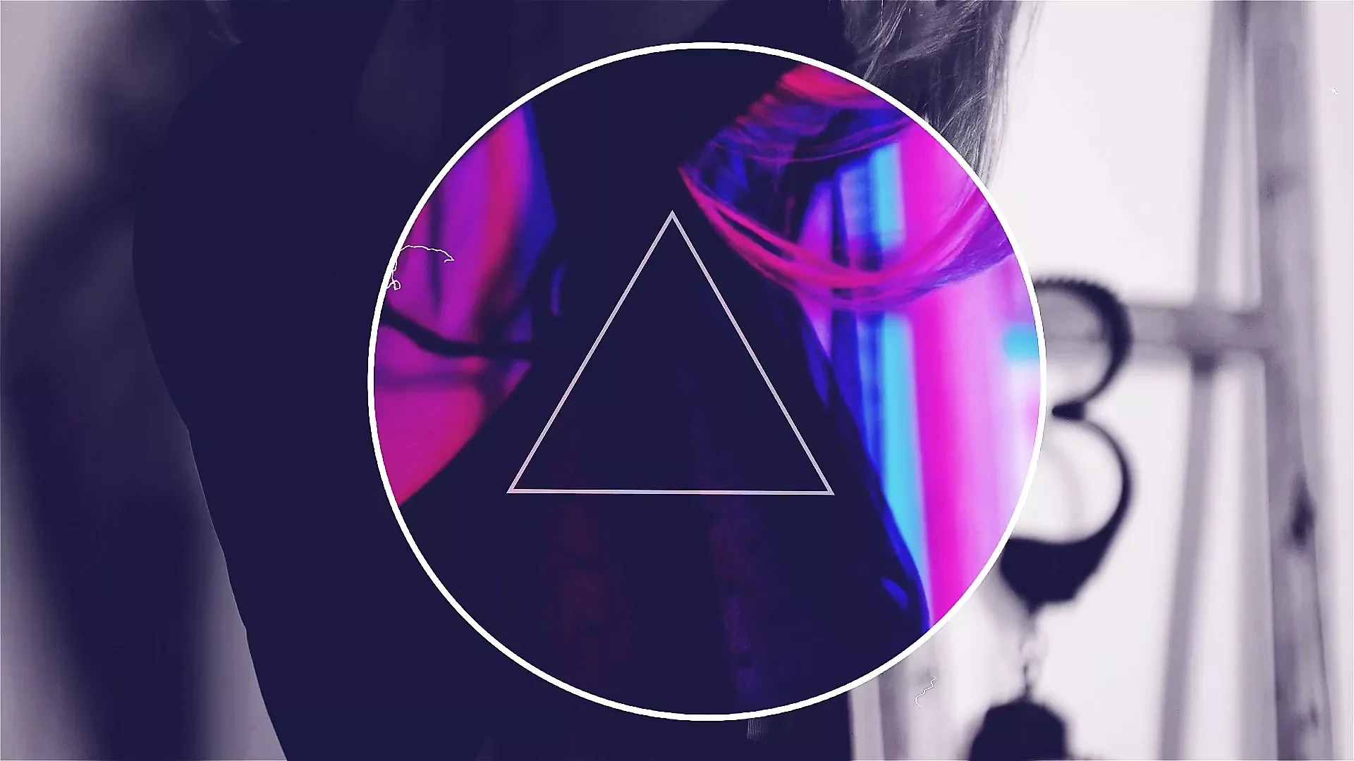 Chick from SugarNadya dances in black and white