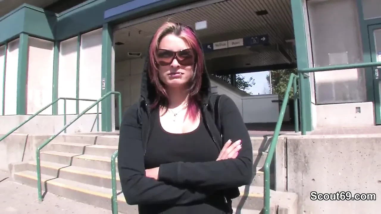 German Homeless Teen get seduce to first time fuck for money