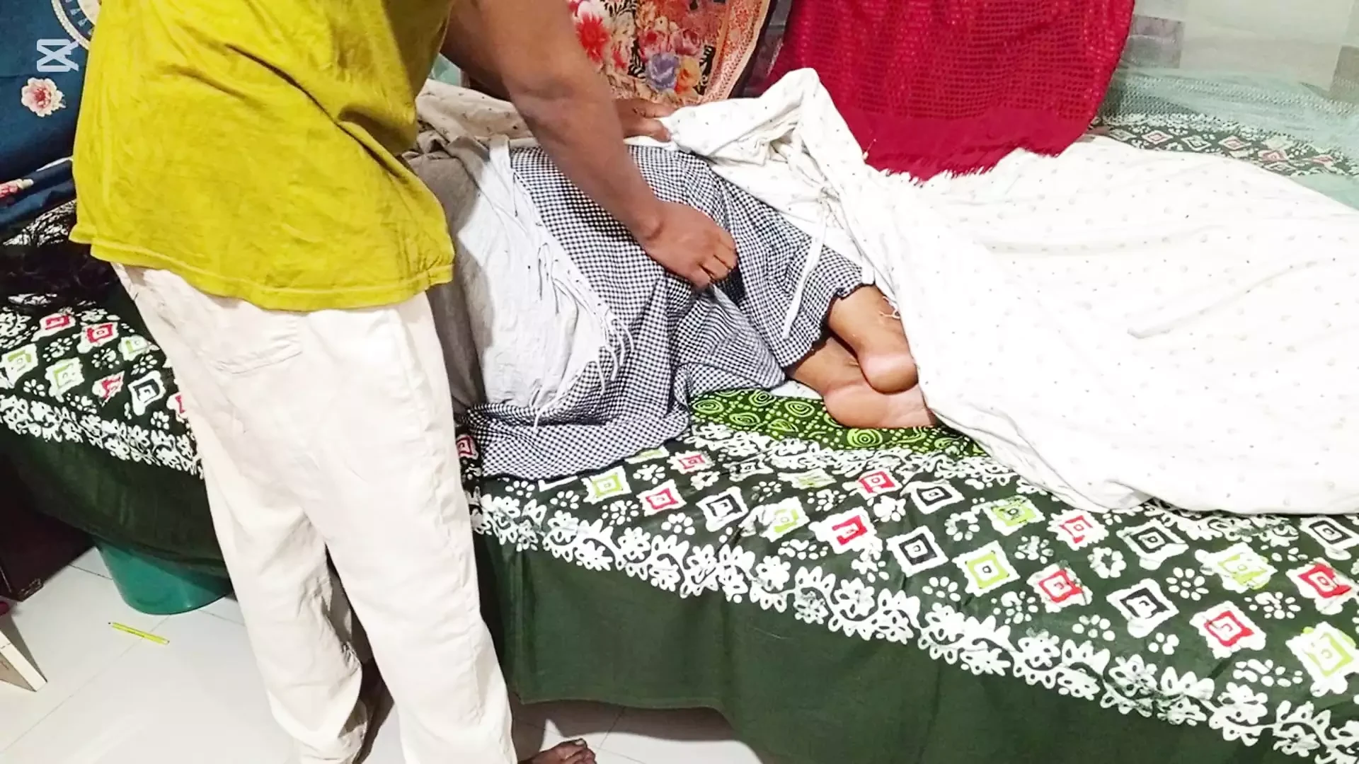 Bangladeshi hot sexy figure step-sister romance in the house