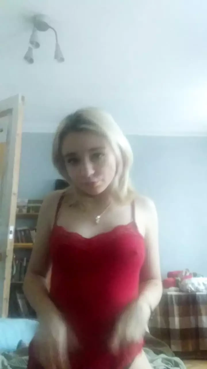 Naked home daytime striptease and masturbation with orgasm. Close-up