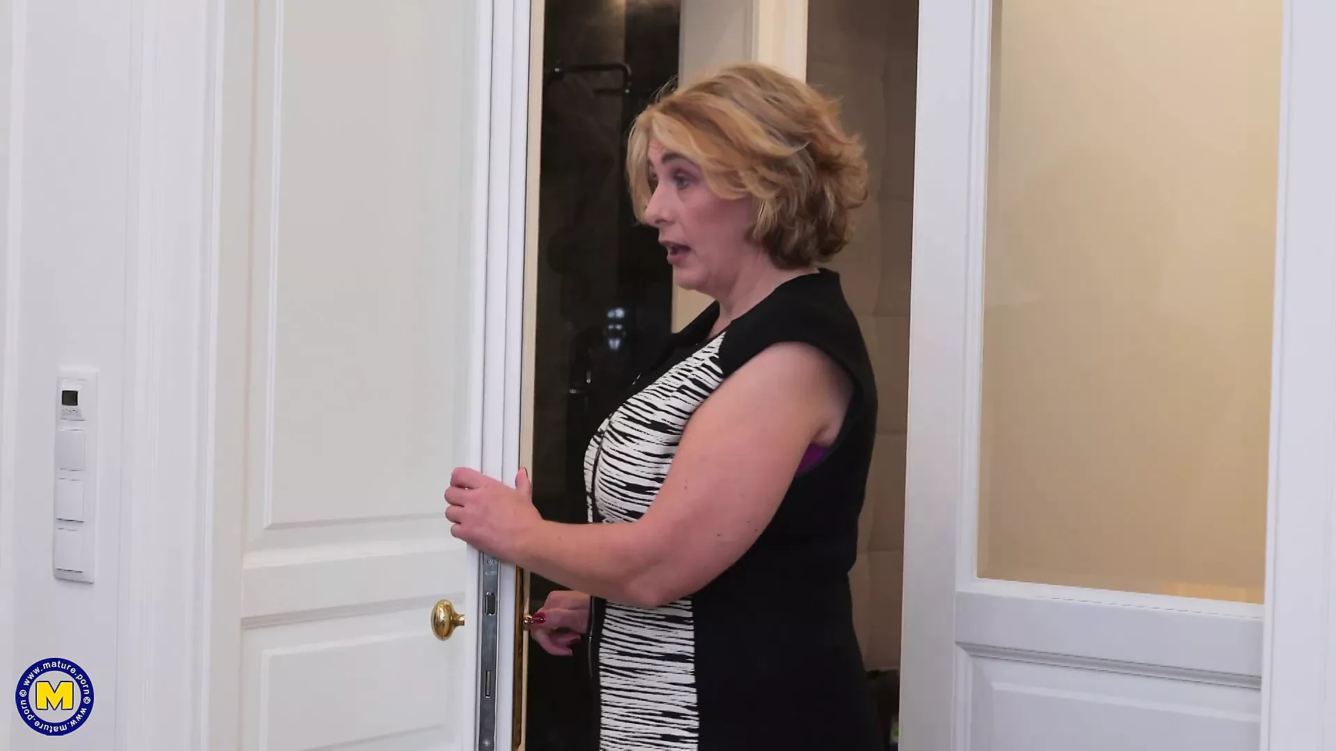 Meeting her step mom