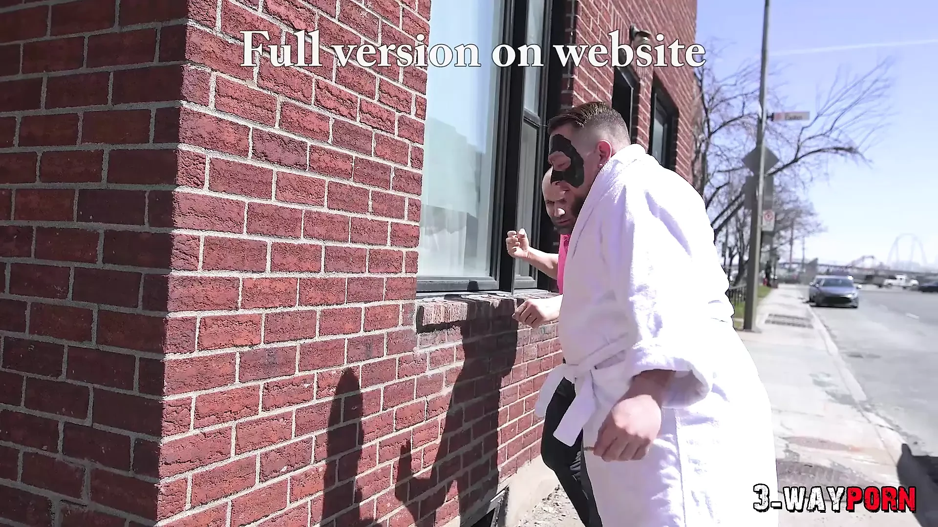 3-Way Porn – A Busty Milf is Nailed Hard by her Husband and the Neighbor