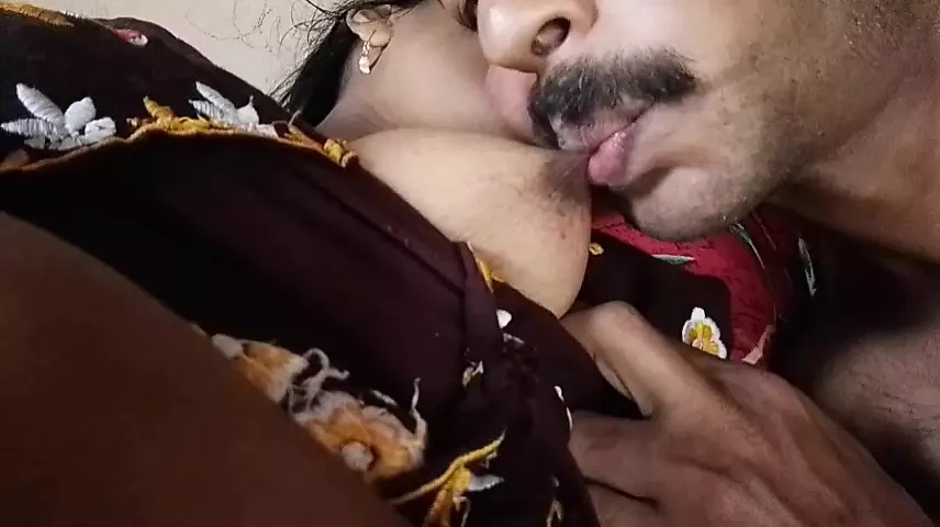 Indian Homer’s breast is sucked and massaged by her friend