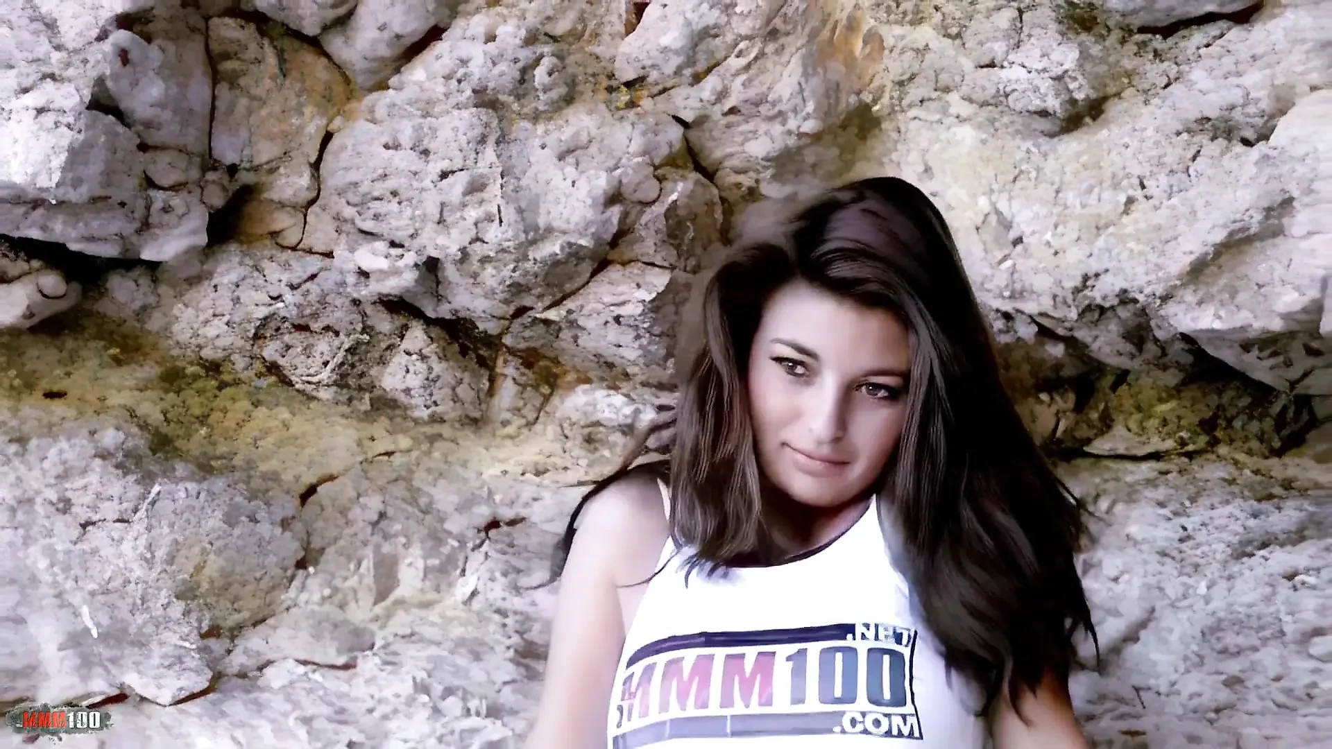 Carla the Young French Girl Carla Filmed with the Mmm100 Tshirt