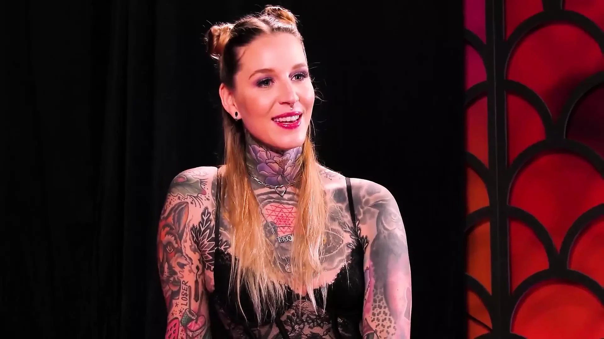 Ggg John Thompson – Tattooed Woman with a Perfect Body at Ggg for the First Time