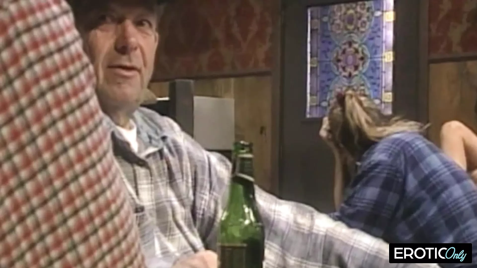 Cowgirl fucks on the horse ranch while everyone watches