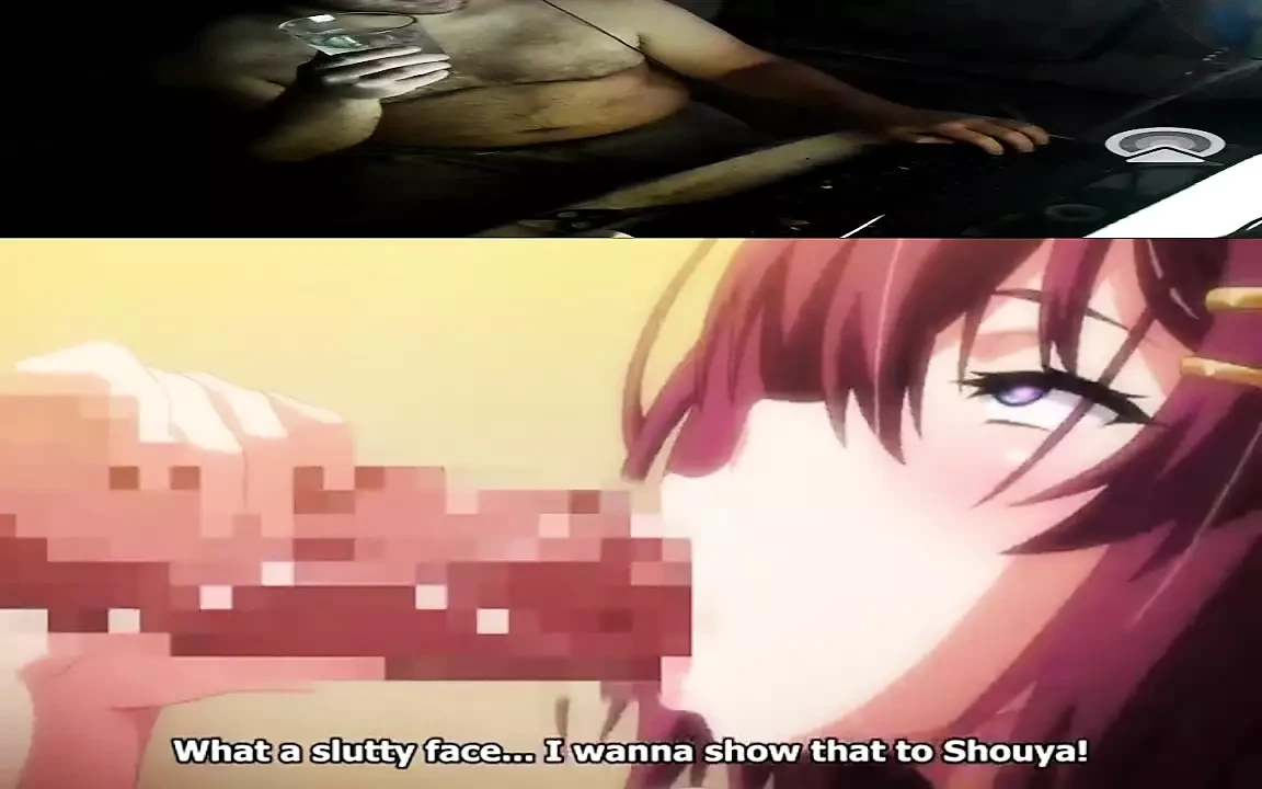 Busty and big ass red gets anal from strangers