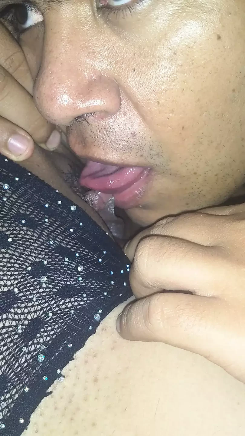 Playing with my stepmom’s clit and sucking her delicious pussy