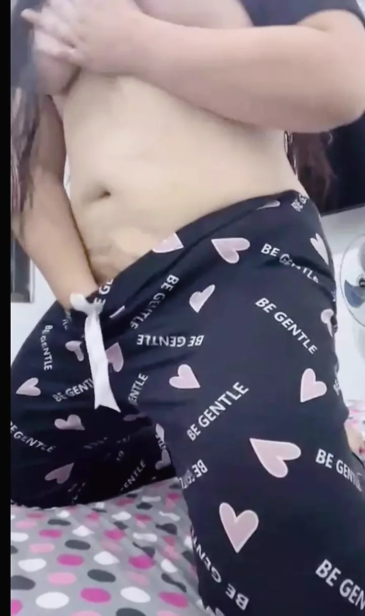 BIG ASS MEXICAN IN PAJAMAS PULLS DOWN HER PANTS AND PANTIES AND SHOWS ALL HER FAT ASS AND OPENS HER ANUS SHOWS OFF HER RICH BREASTS