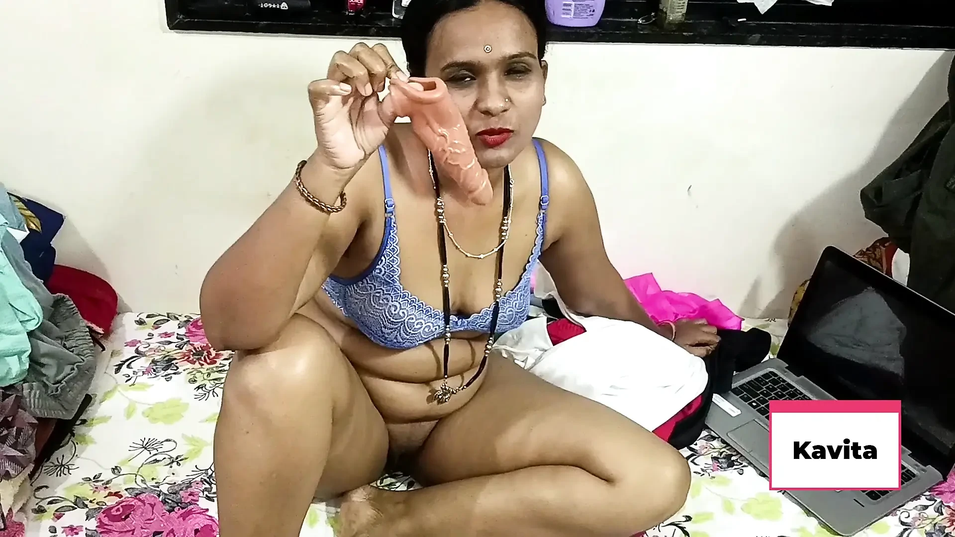 Desi Indian Kavita Bhabhi lying in bikini calls her brother-in-law to fuck her and both of them enjoy sex together