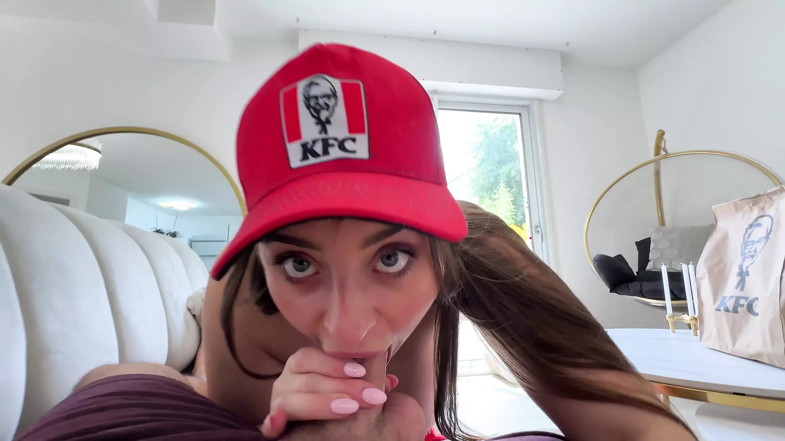 I Offer Him Kfc if He Fucks Me Hard!