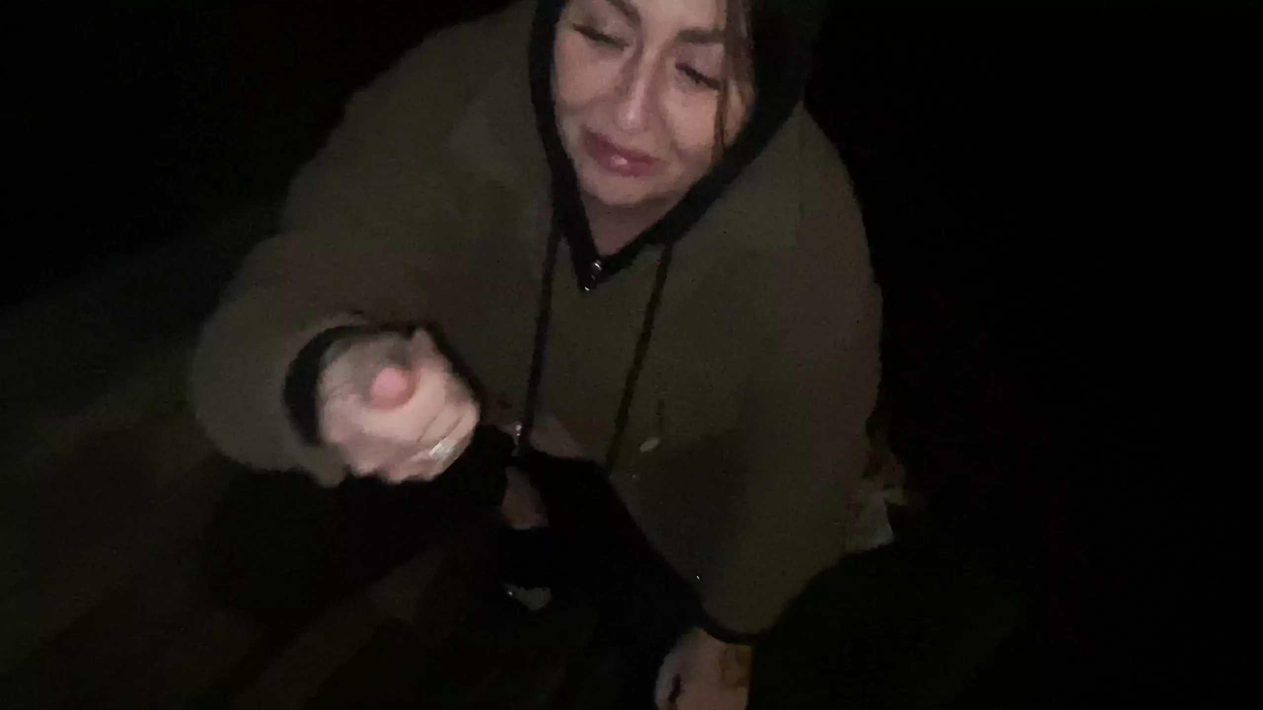 Cracky is  given cigarettes if she flashes her pussy