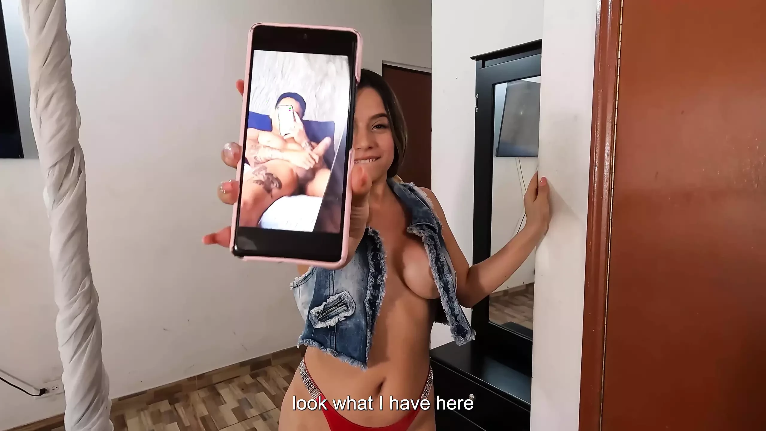 My Stepsister Bribes Me with a Blowjob