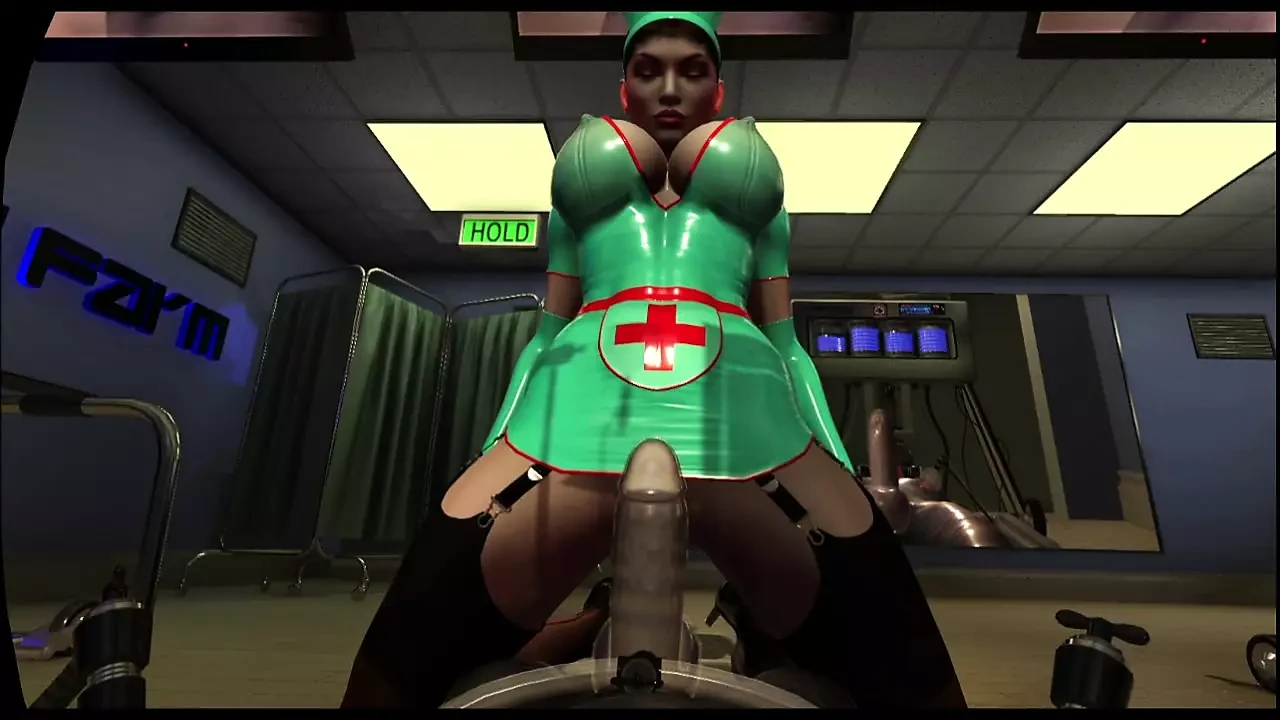 Citor3 3D VR Game latex nurses pump seamen with vacuum bed and pump