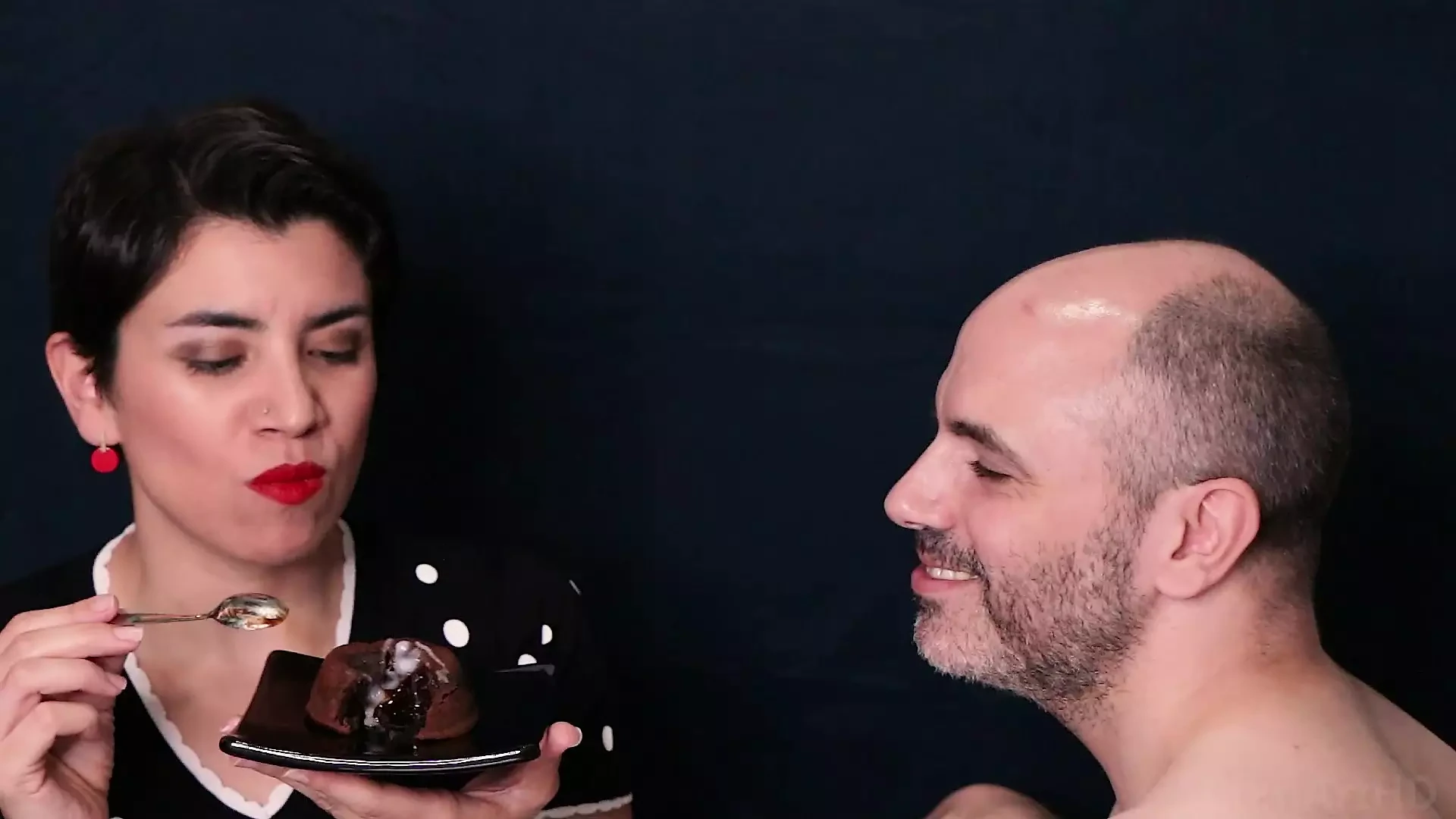 Cum on chocolate lava cake