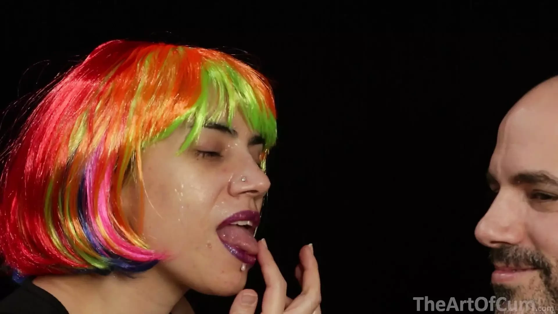 Colorful Wig Facial!