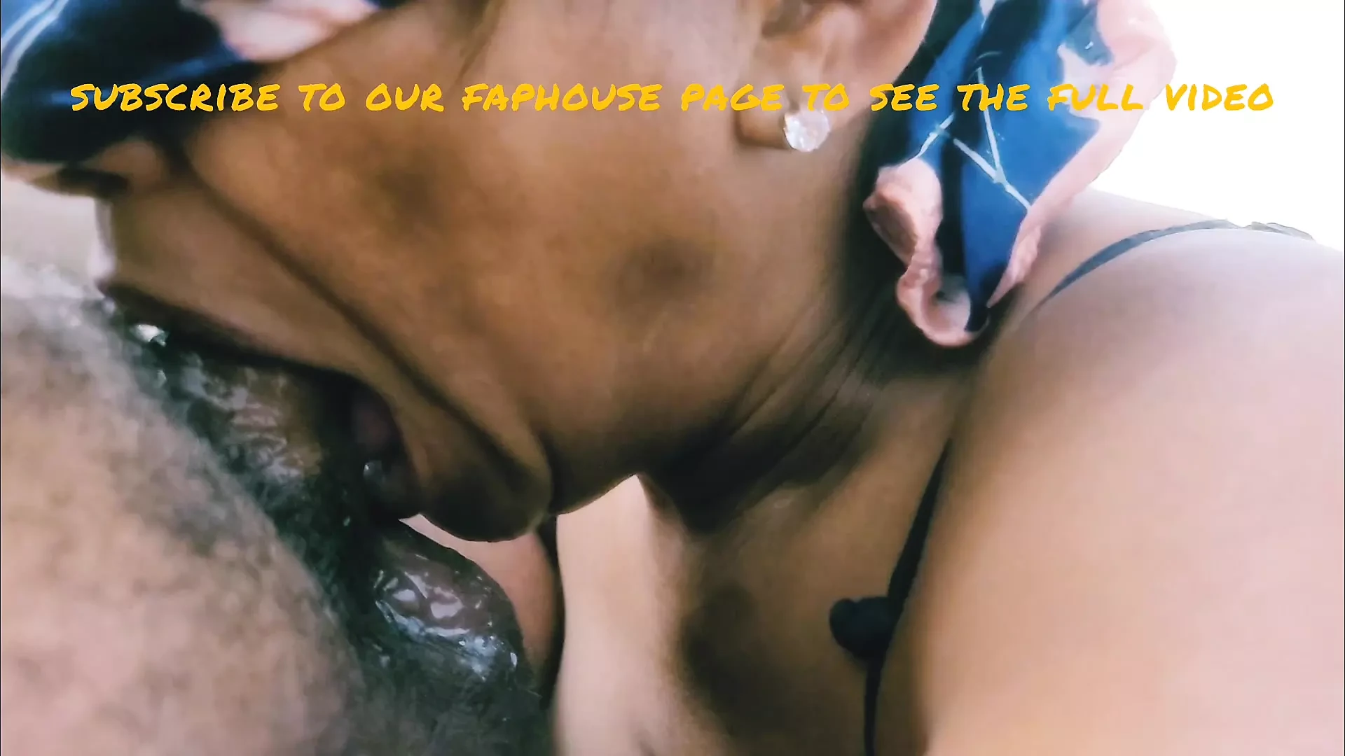 Nice and deep blowjob