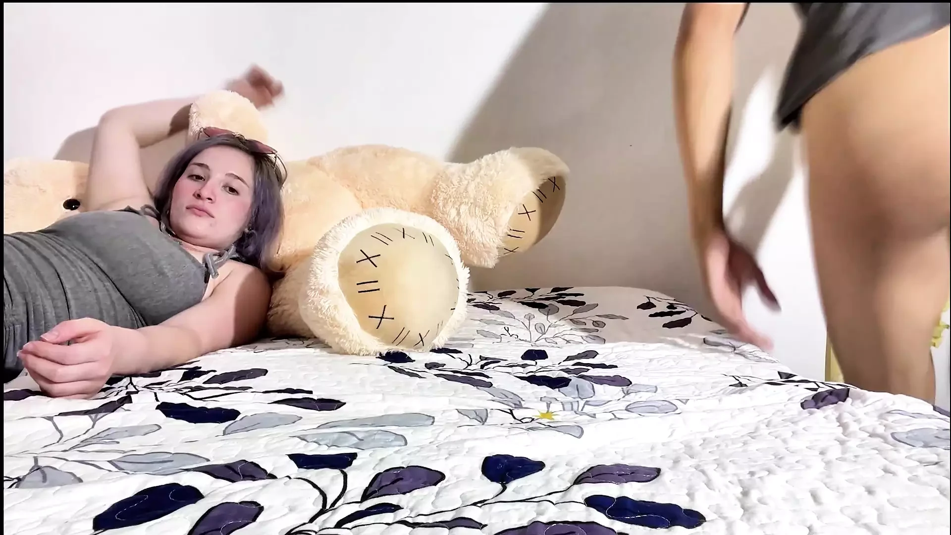 I FIND MY STEPSISTER MASTURBATING SO I BLACKMAIL HER BY SHOWING THE VIDEO