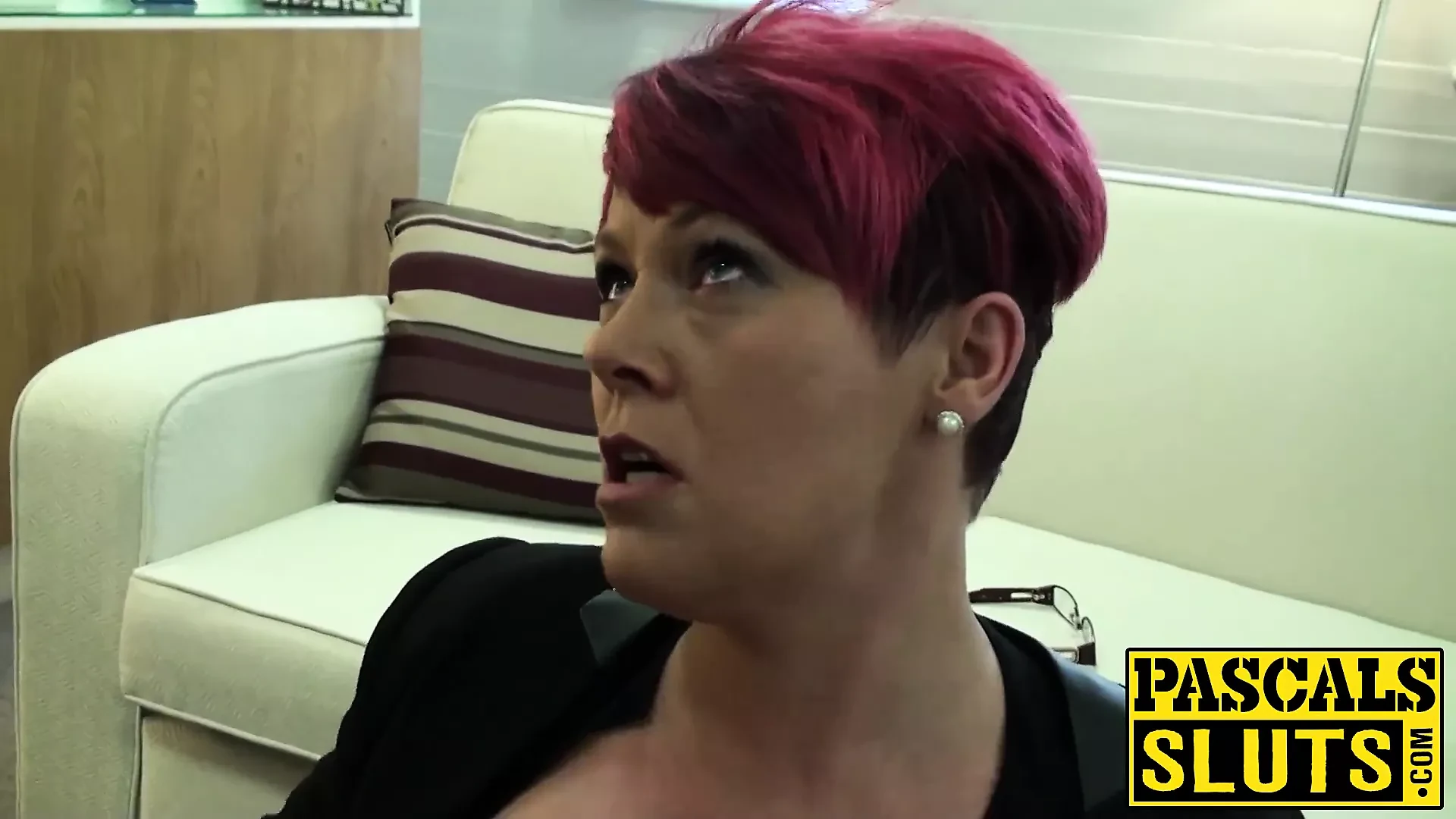 Fetish redhead Bree gets rough domination before facial