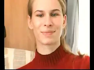 a German mature couple with their campervan