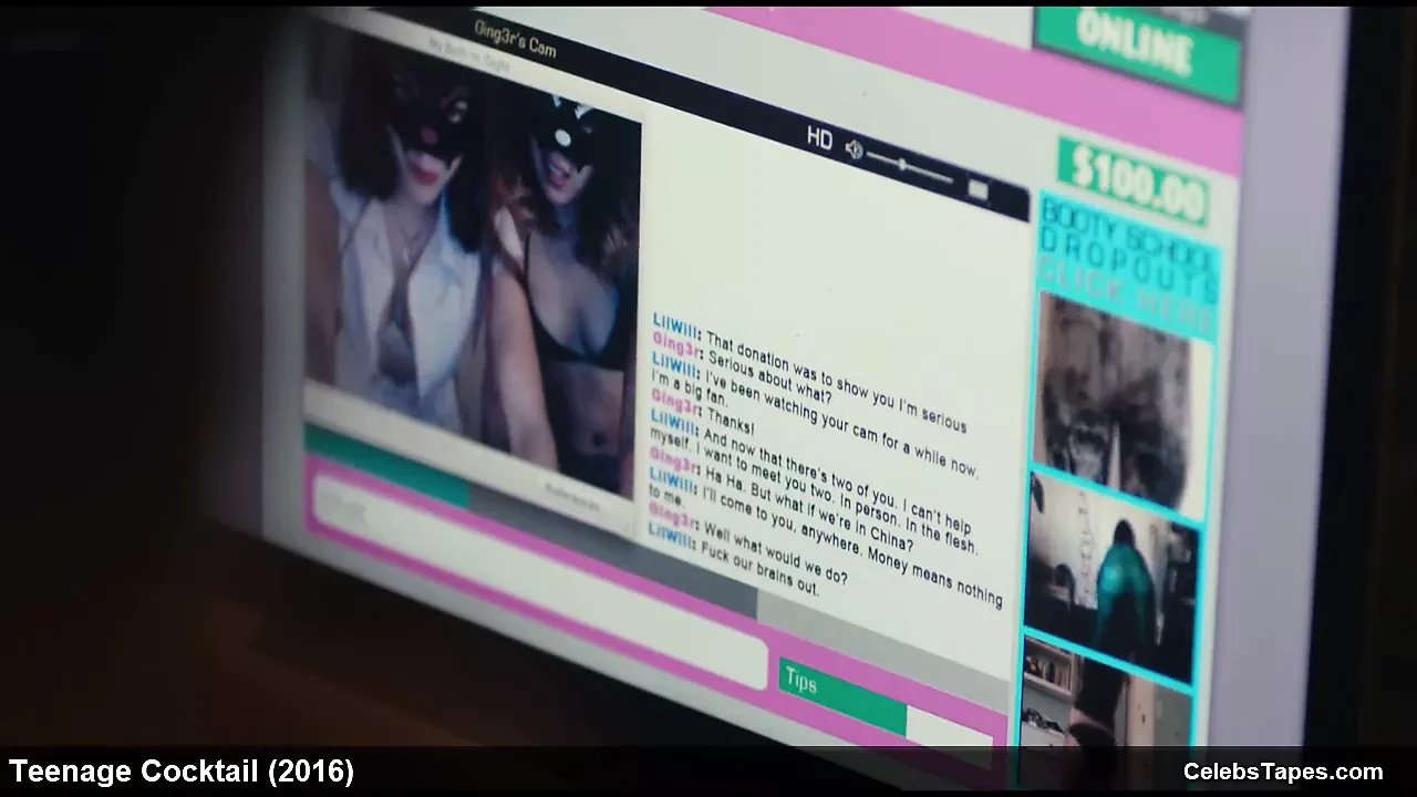 Fabianne Therese & Nichole Bloom bikini and lingerie hot vid