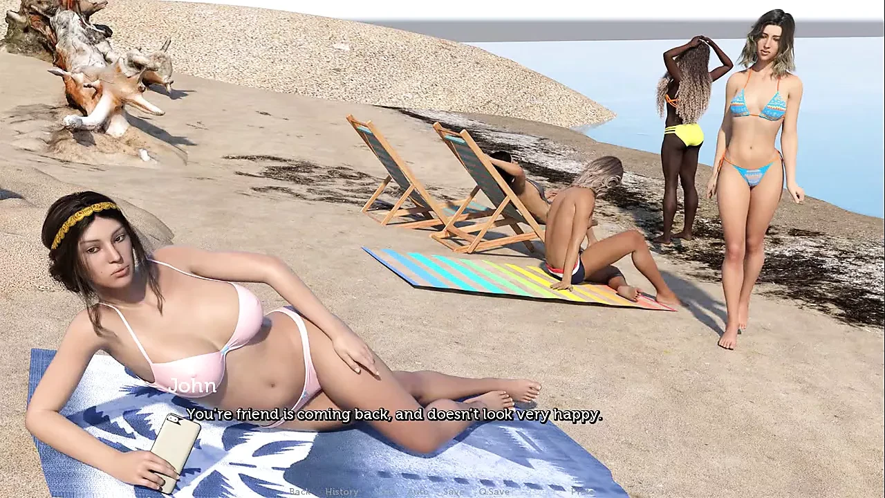 The Adventurous Couple: Sexy Girls On Nude Beach – S2E34