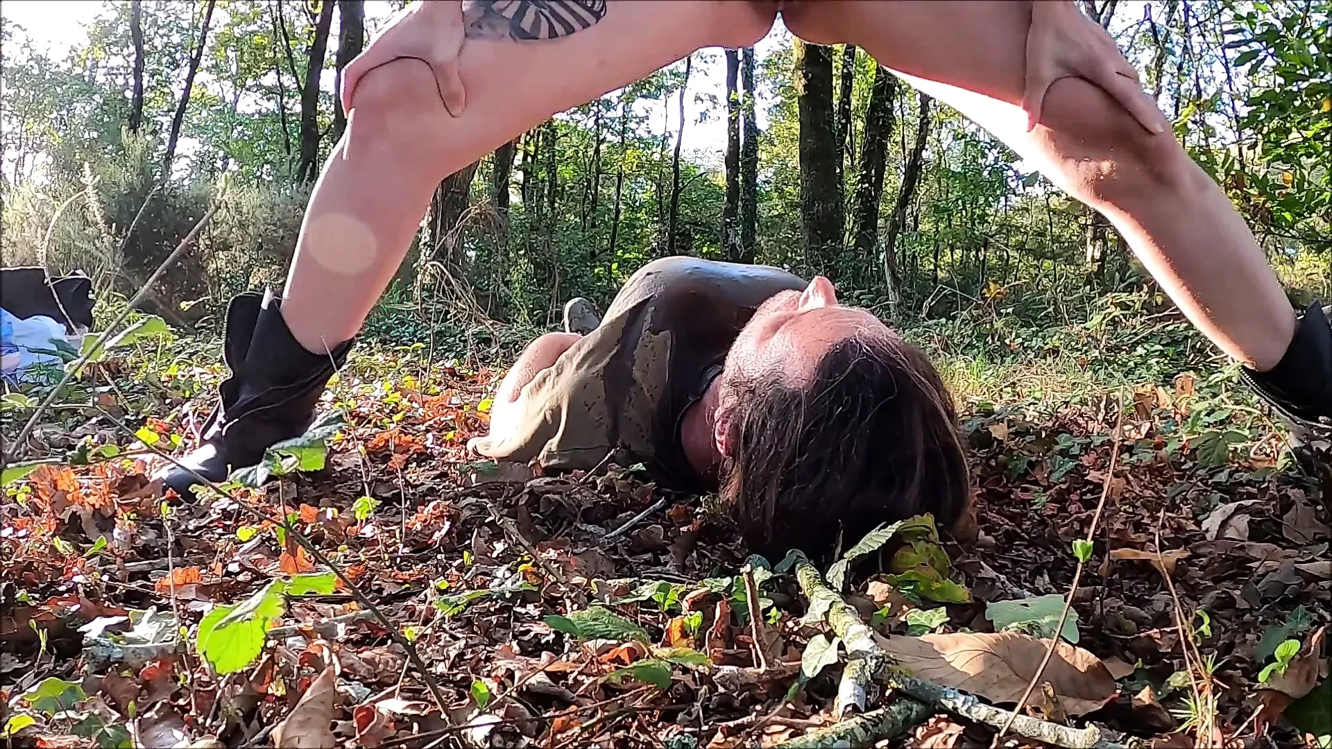 Pee in the forest trailer