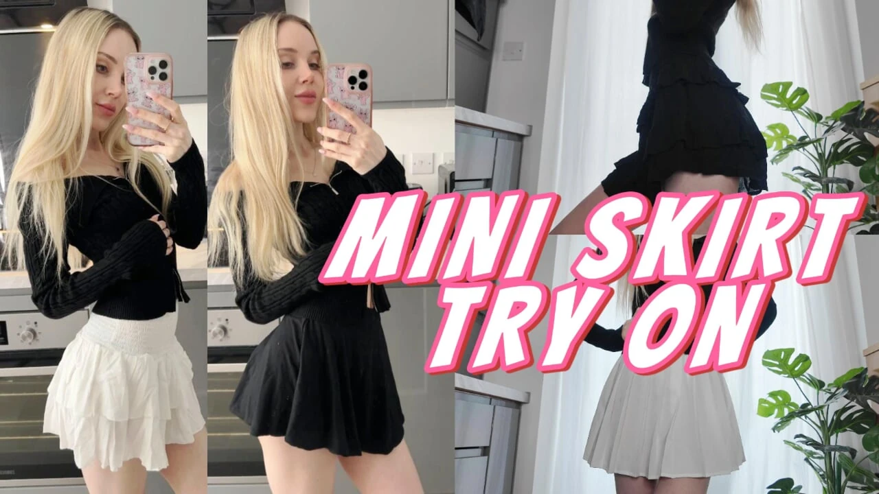 Mini Skirt Try On – Trying all my mini skirts! TRY ON HAUL