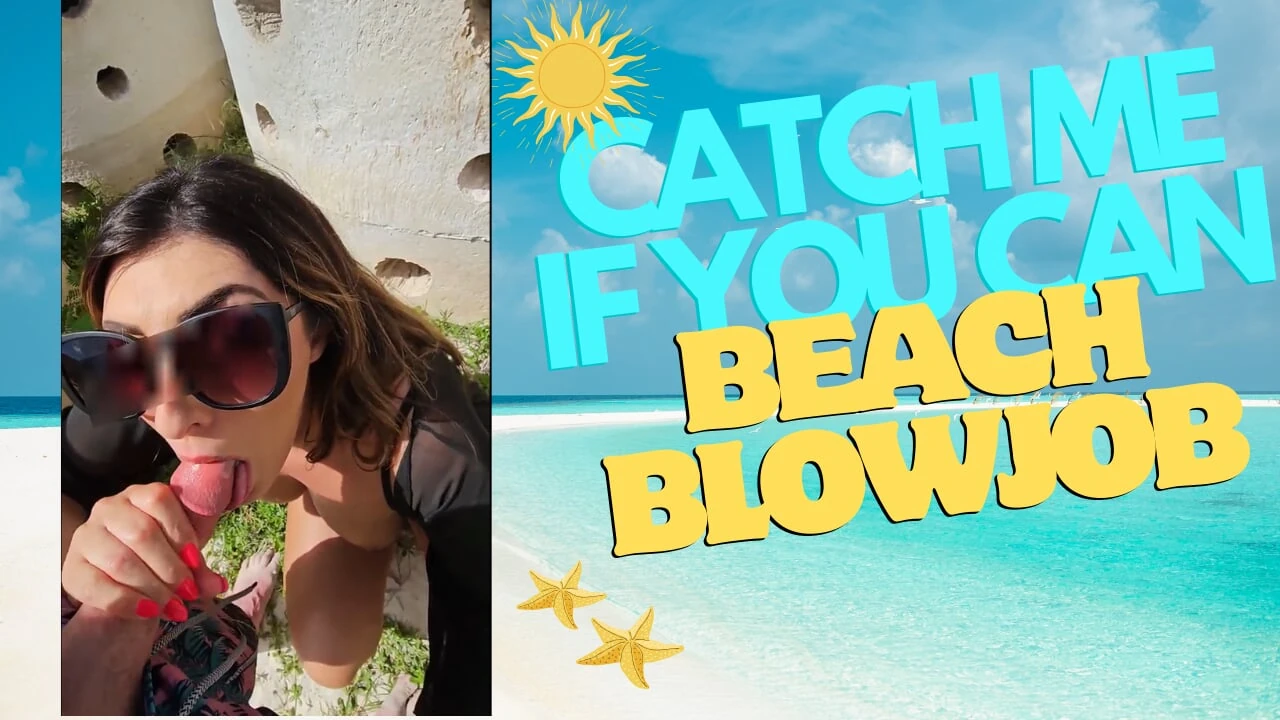 Teacher Scarlet loves to suck dicks at the beach