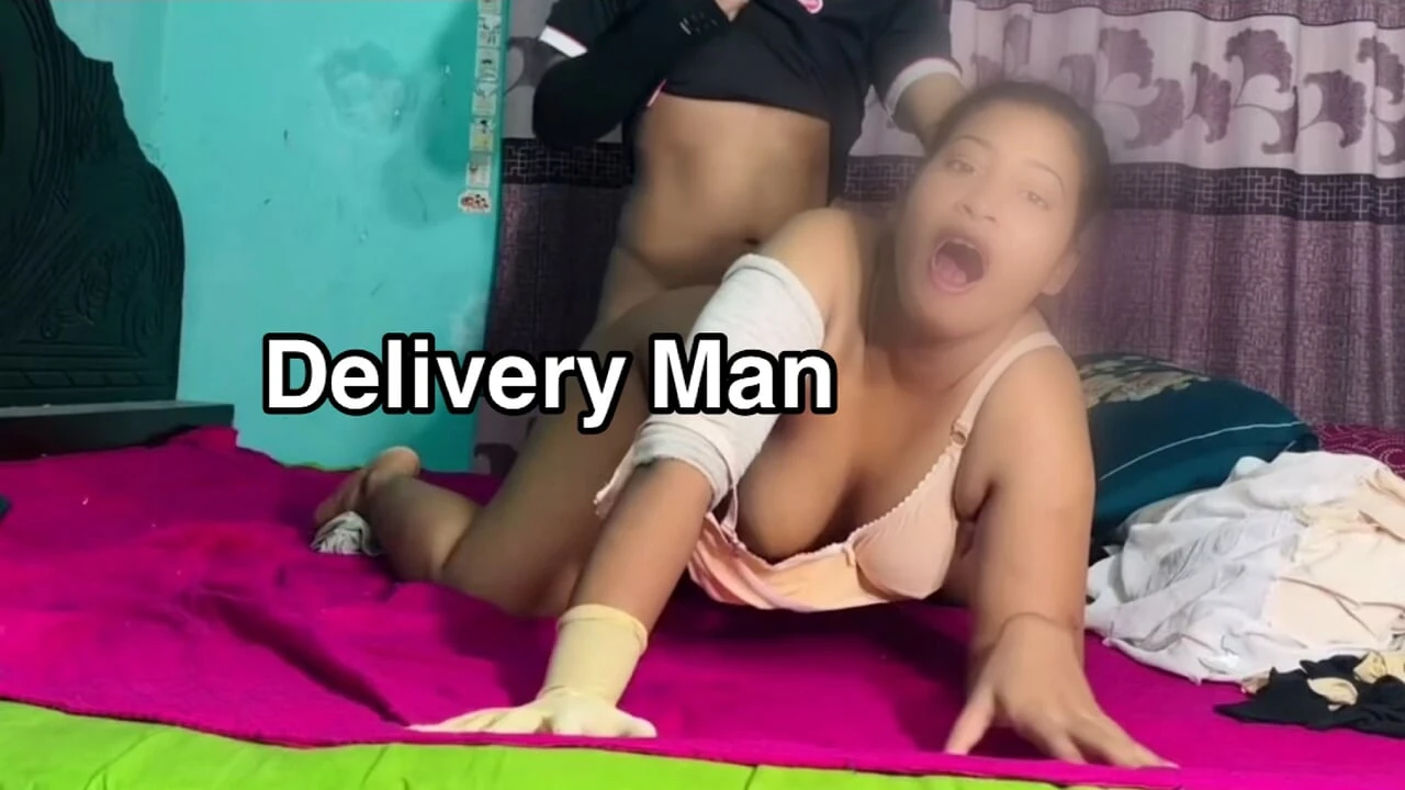 Delivery Man Bangla Bangladeshi Hot and Sexy Girl Big Cock Sex -Sexboy