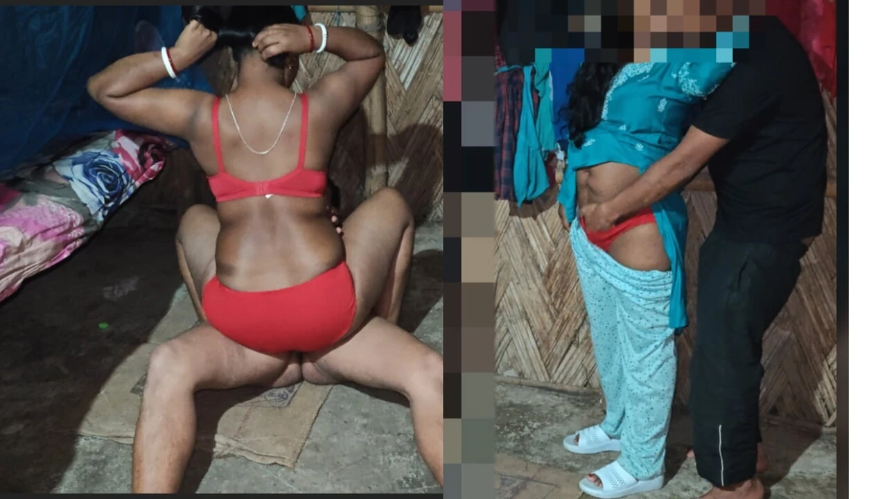 Desi hot village mallu bhabhi red painti with bra full Hard core with lover