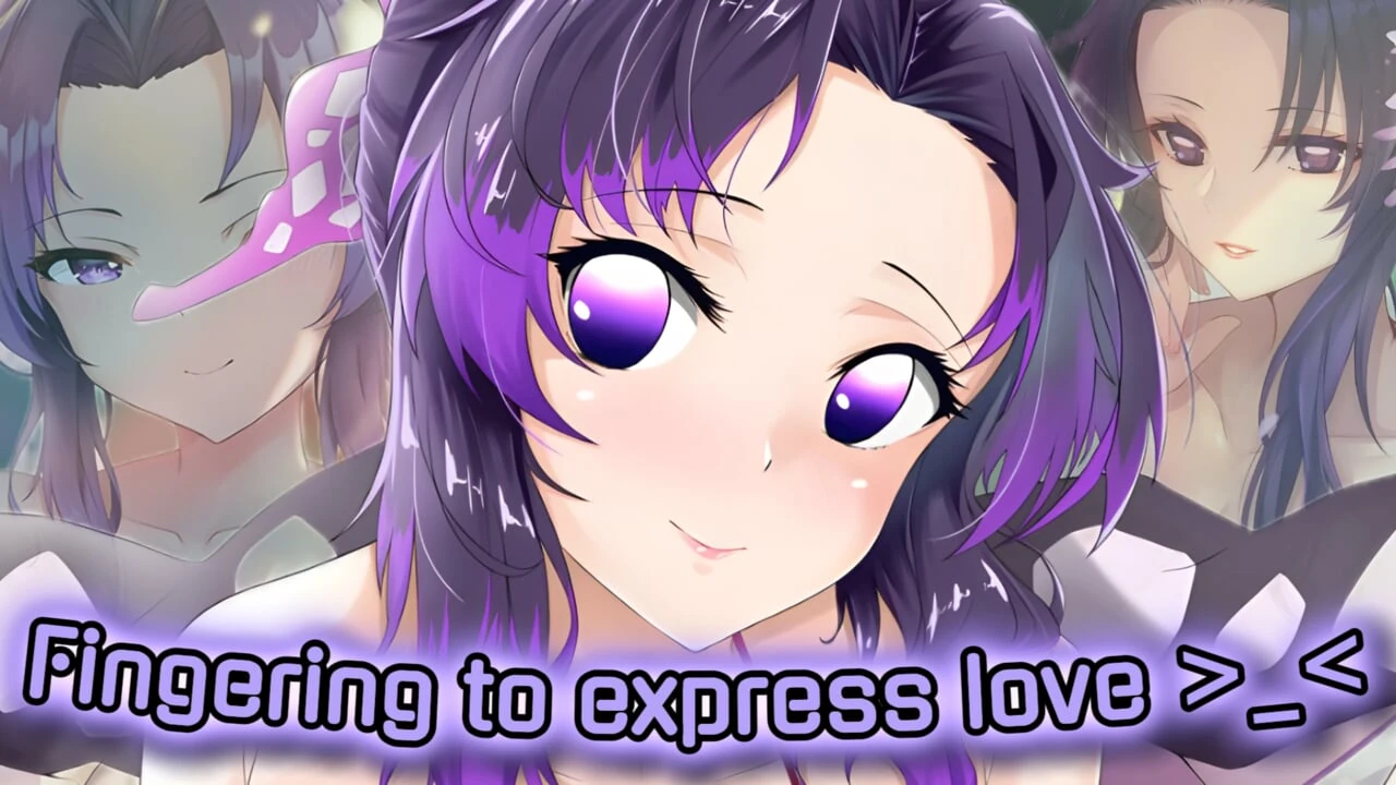 Shinobu Kocho expresses her love with her soft fingers (Anal JOI)