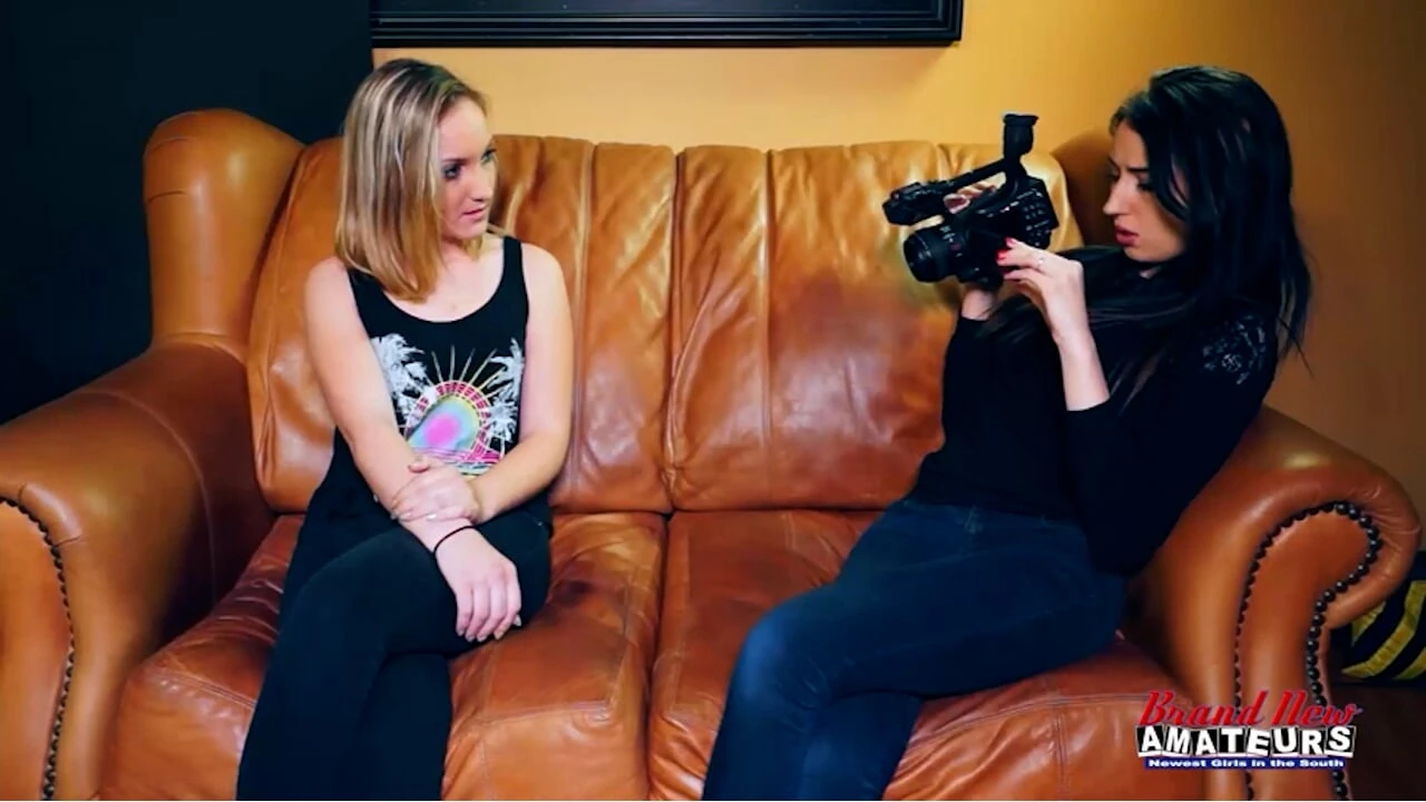 Lovely Coeds Olyssia And Ryann Suck Their Tits And Twats Until Wet!