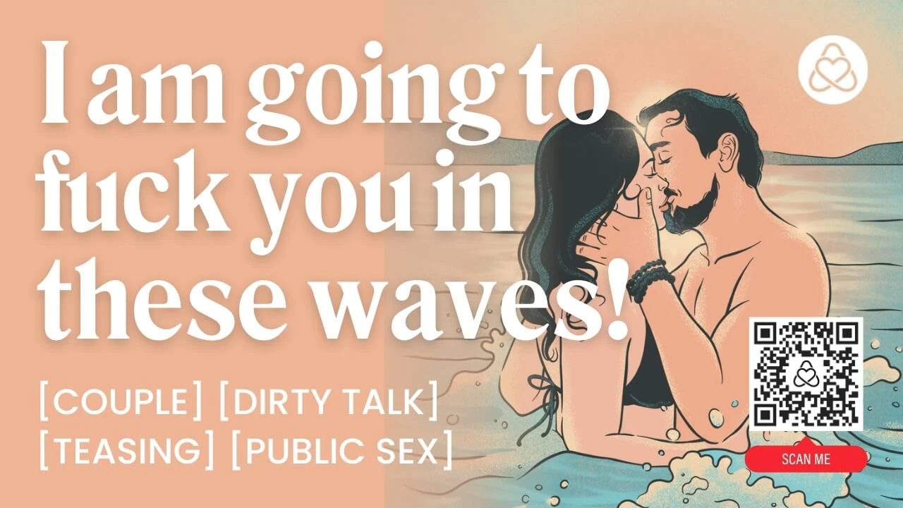 ASMR Audio Porn: Public Couple Beach Fuck in the Waves – Teasing & Dirty Talk – Erotic Audio Roleplay for Women
