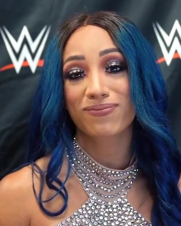 Sasha Banks slo-mo interview